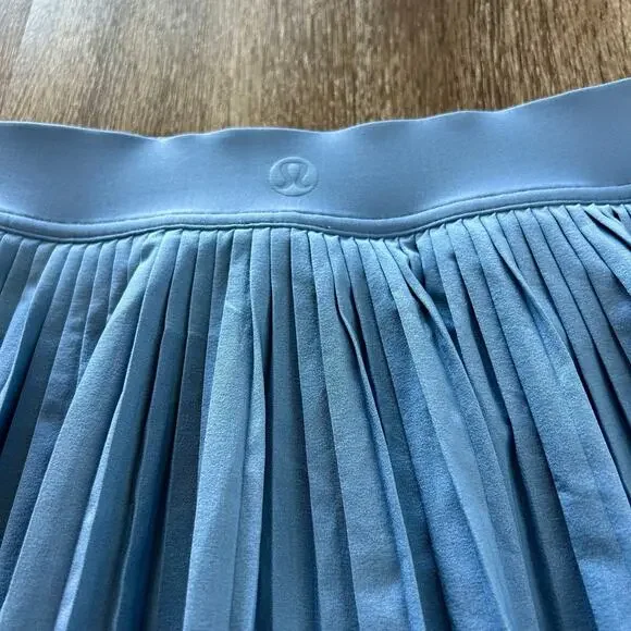Lululemon Varsity High Rise Pleated Tennis Skirt Oasis Blue Size 8 - Picture 8 of 15